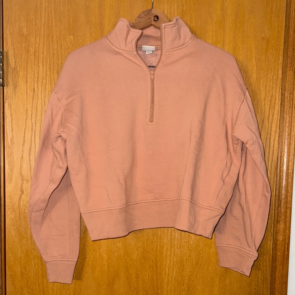 a new day Blush Quarter-Zip Sweatshirt